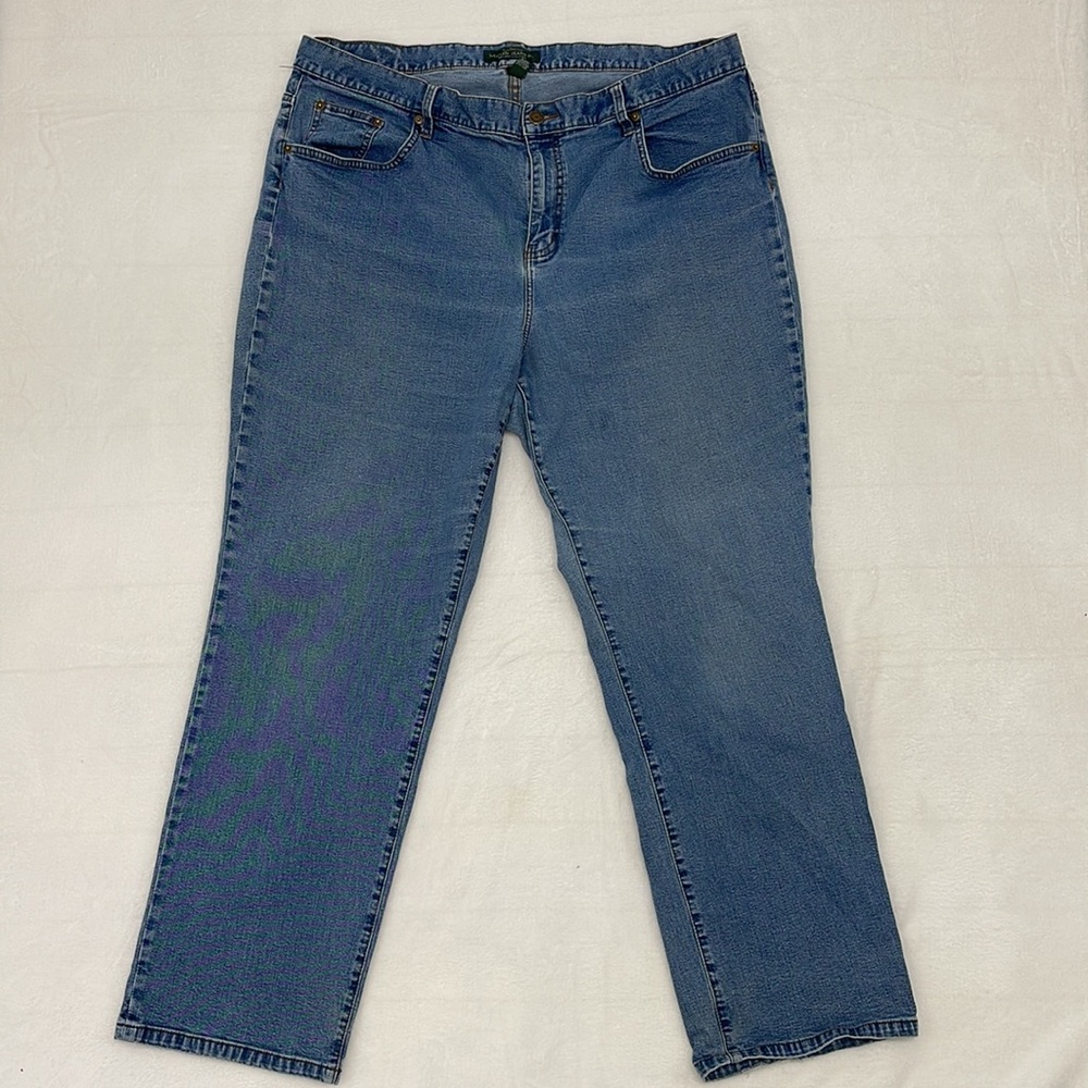 Lauren Ralph Lauren Womens Classic Straight Jeans Sz 20W